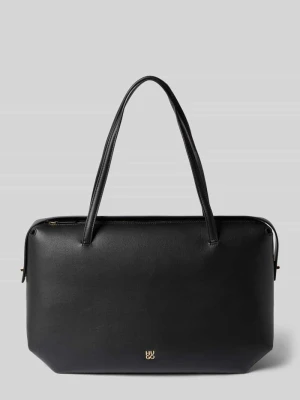 Torebka z materiału skóropodobnego model 'Meelo_Tote' Hugo Czarny