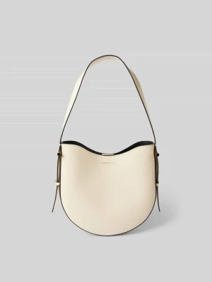 Torebka z nadrukiem z logo Victoria Beckham Écru