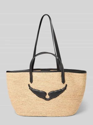 Torebka z naszywkami z logo model ‘LE WINGS PANIER’ Zadig & Voltaire
