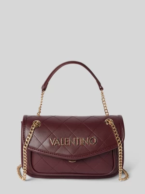 Torebka z pikowaniem i aplikacją z logo model ‘MANSION’ VALENTINO BAGS