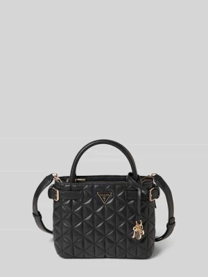 Torebka z pikowaniem model ‘PAISLEIGH SMALL SATCHEL’ Guess