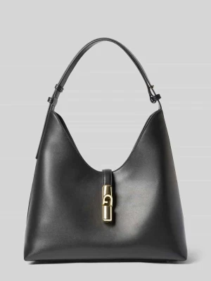 Torebka z prawdziwej skóry model 'GOCCIA' Furla Czarny