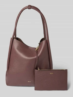 Torebka z prawdziwej skóry model 'WILLOW' Abro Bordowy