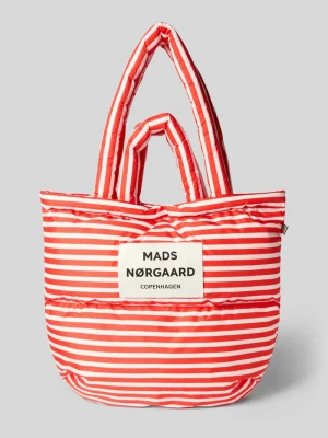 Torebka z przeszyciami i detalem z logo MADS NØRGAARD