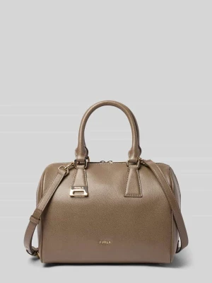 Torebka z uchwytami do noszenia model 'OLIVIA' Furla Średnioszary