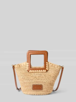 Torebka z uchwytami model ‘SHIRLEY RAFFIA’ Staud