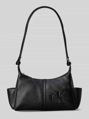 Torebka z uchwytem z regulowanym paskiem na ramię Calvin Klein Czarny