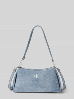 Torebka z wyhaftowanym logo CK Calvin Klein