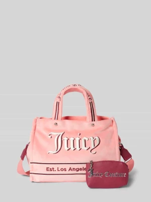 Torebka z wyhaftowanym logo model ‘IRIS’ Juicy Couture