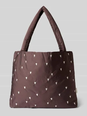 Torebka z wyhaftowanym motywem na całej powierzchni model 'Mom' STUDIO NOOS