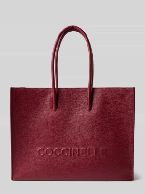 Torebka z wytłoczonym logo model ‘Myrtha’ Coccinelle