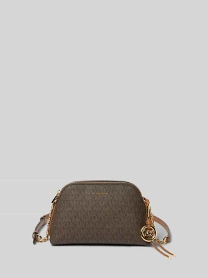 Torebka z wzorem z logo model 'FREDDIE' Michael Kors Ciemnobrązowy