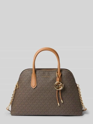 Torebka z wzorem z logo model 'FREDDIE' Michael Kors Ciemnobrązowy