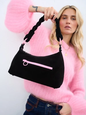 Torebka zamszowa Rebel Pink ONE SIZE