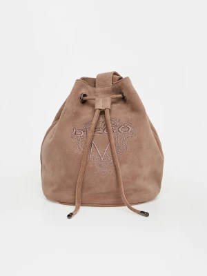 Torebka zamszowy worek DIEGO M