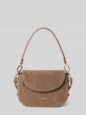 Torebka ze skóry bydlęcej model ‘Big Sister Suede’ Hey Marly