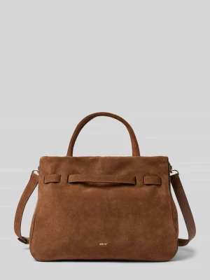 Torebka ze skóry z detalem z logo model ‘JILL’ abro