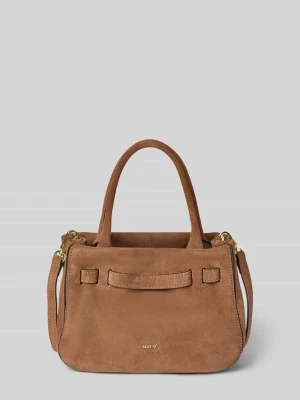 Torebka ze skóry z detalem z logo model ‘JILL’ abro