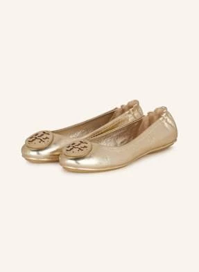 Tory Burch Baleriny Minnie gold