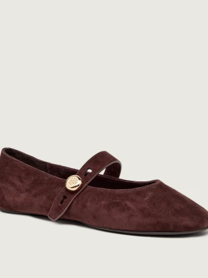 TORY BURCH Baleriny Romy Mary Jane | zamsz