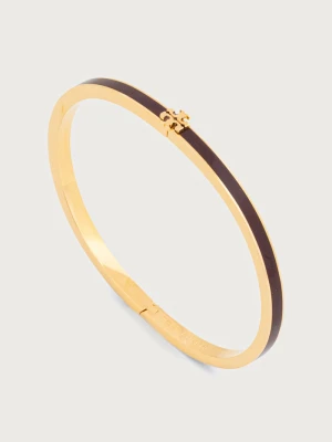 Tory Burch bransoletka damska mosiężna emaliowana Thin Icon złoty