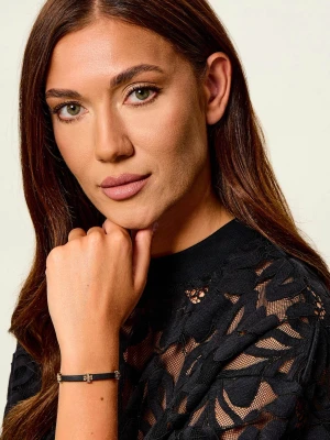 TORY BURCH Bransoletka Eleanor czarny
