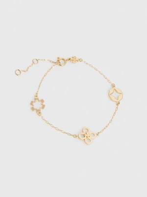 Tory Burch bransoletka Kira Clover złoty