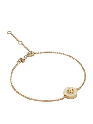 Tory Burch Bransoletka Kira Enamel Chain Bracelet 90284 Złoty