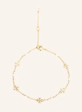 Tory Burch Bransoletka Kira Pearl gold