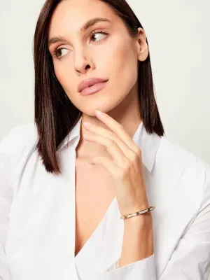 TORY BURCH Bransoletka Miller Pave Cuff