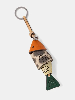 Tory Burch brelok damski skórzany Fish Key