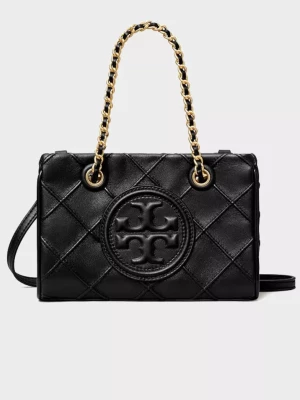 Tory Burch Czarna torebka Fleming Mini