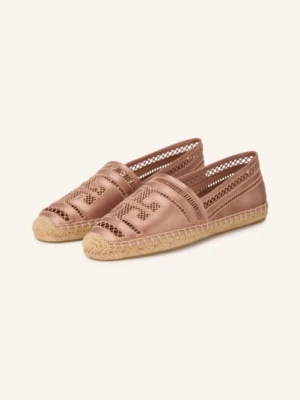 Tory Burch Espadryle Open Weave rosa