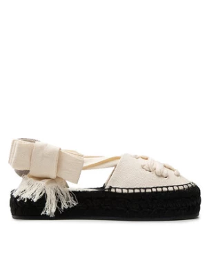 Tory Burch Espadryle Woven Bouble T Espadrille 282 Beżowy