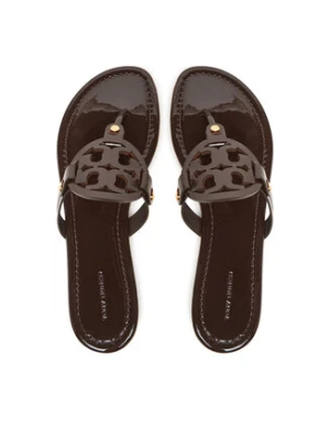 Tory Burch Japonki 11743 Brązowy