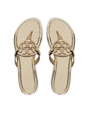 Tory Burch Japonki Miller 170345 Złoty