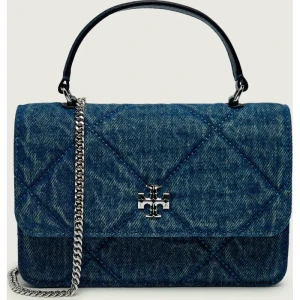 TORY BURCH Jeansowy kuferek Kira