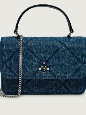 TORY BURCH Jeansowy kuferek Kira