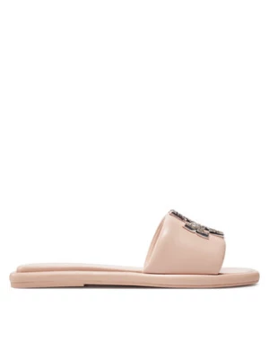 Tory Burch Klapki Double T Deco Sport Slide 158768 Różowy