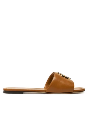 Tory Burch Klapki Eleanor 157966 Brązowy