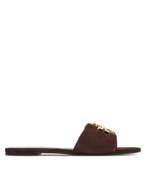 Tory Burch Klapki Eleanor Slide 174839 Brązowy