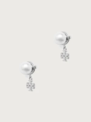 Tory Burch kolczyki damskie Moondance srebrny