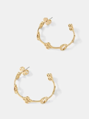 Tory Burch kolczyki damskie ze stali nierdzewnej Forget Me Not