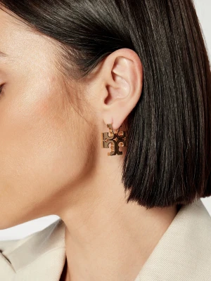 TORY BURCH Kolczyki eleanor złoty