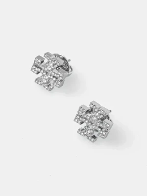 Tory Burch kolczyki Kira Pave Stud 158535-042