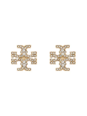 Tory Burch Kolczyki Kira Pave Stud 158535 Złoty