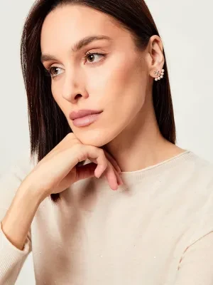 TORY BURCH Kolczyki Kira Pearl