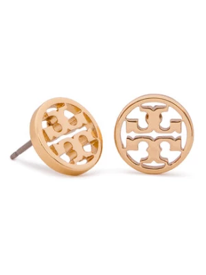 Tory Burch Kolczyki Logo Circle Stud Earring 11165518 Złoty