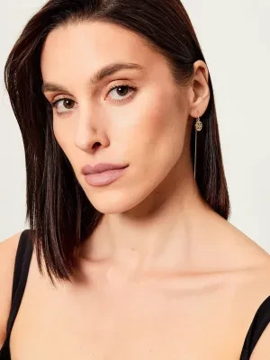 TORY BURCH Kolczyki Miller Pave Threader