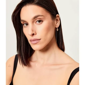 TORY BURCH Kolczyki Miller Pave Threader